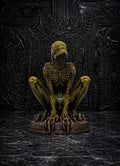 Alien Sitting Figure –9.25" (23,5 cm/235 mm) 3D Printed Resin Statue | Sci-Fi Collectible