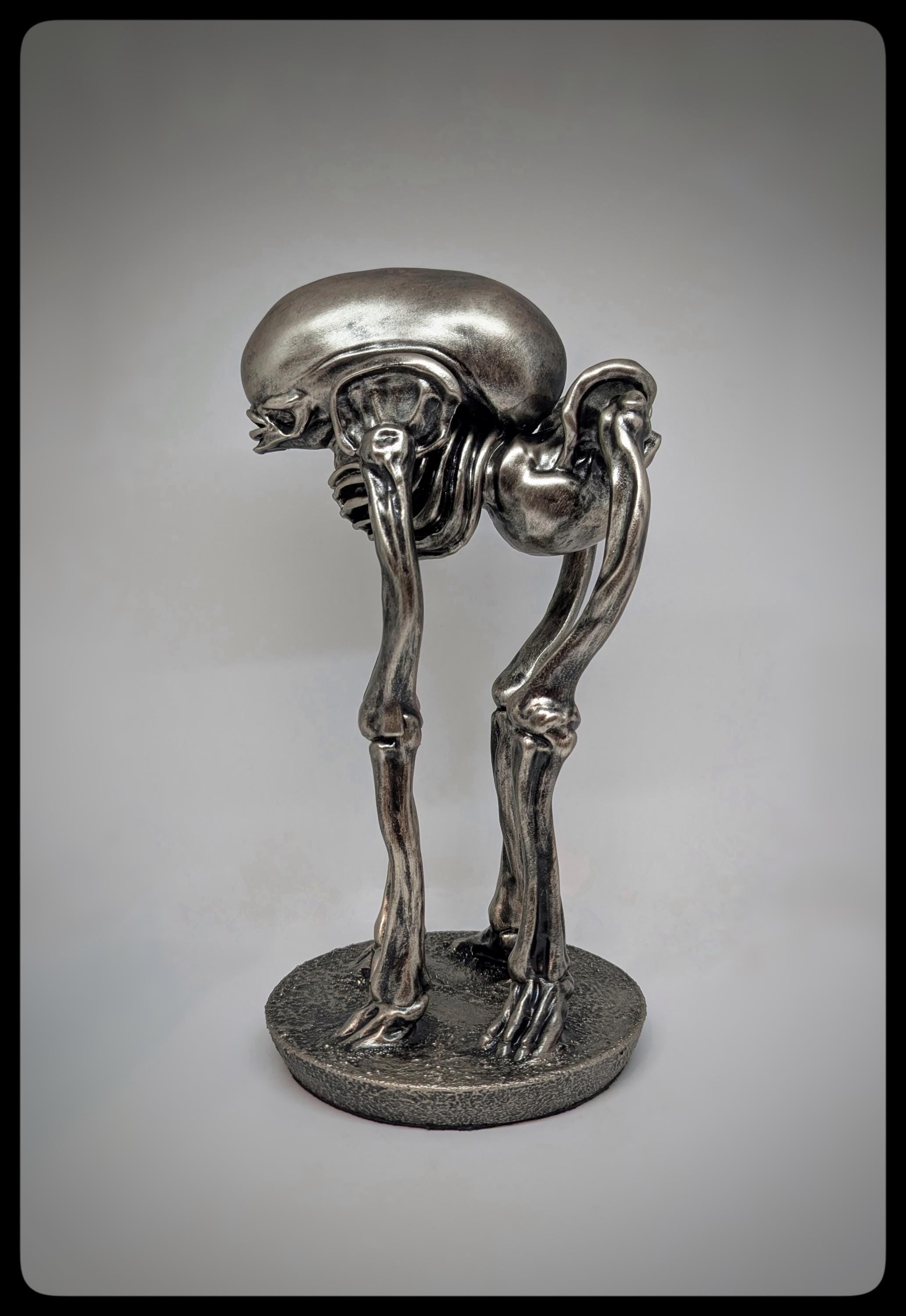 Inspired by H.R. Giger - Bambi Alien / 3D Resin/ Height 11.8" (30 cm/300mm)