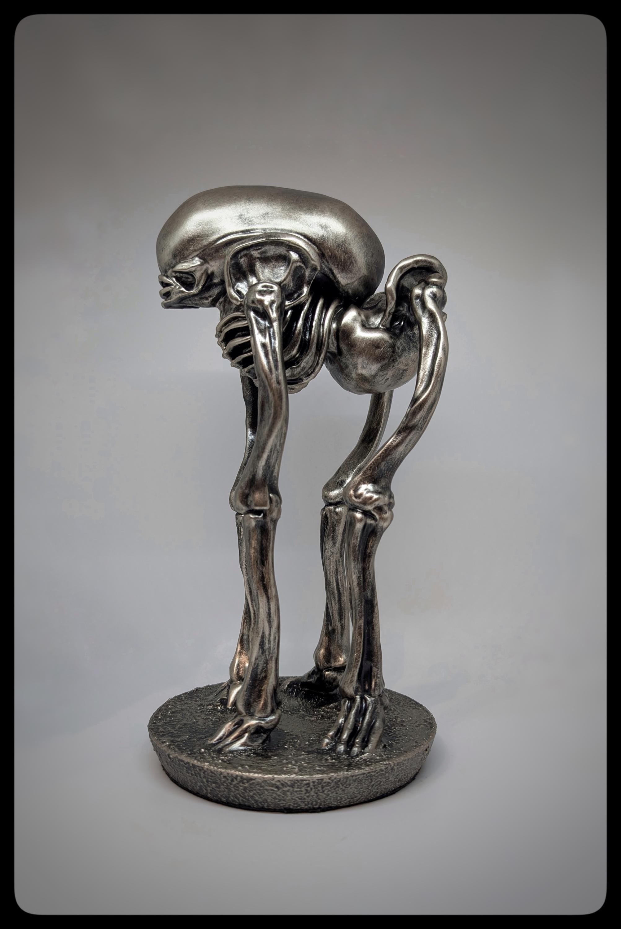 Inspired by H.R. Giger - Bambi Alien / 3D Resin/ Height 11.8" (30 cm/300mm)