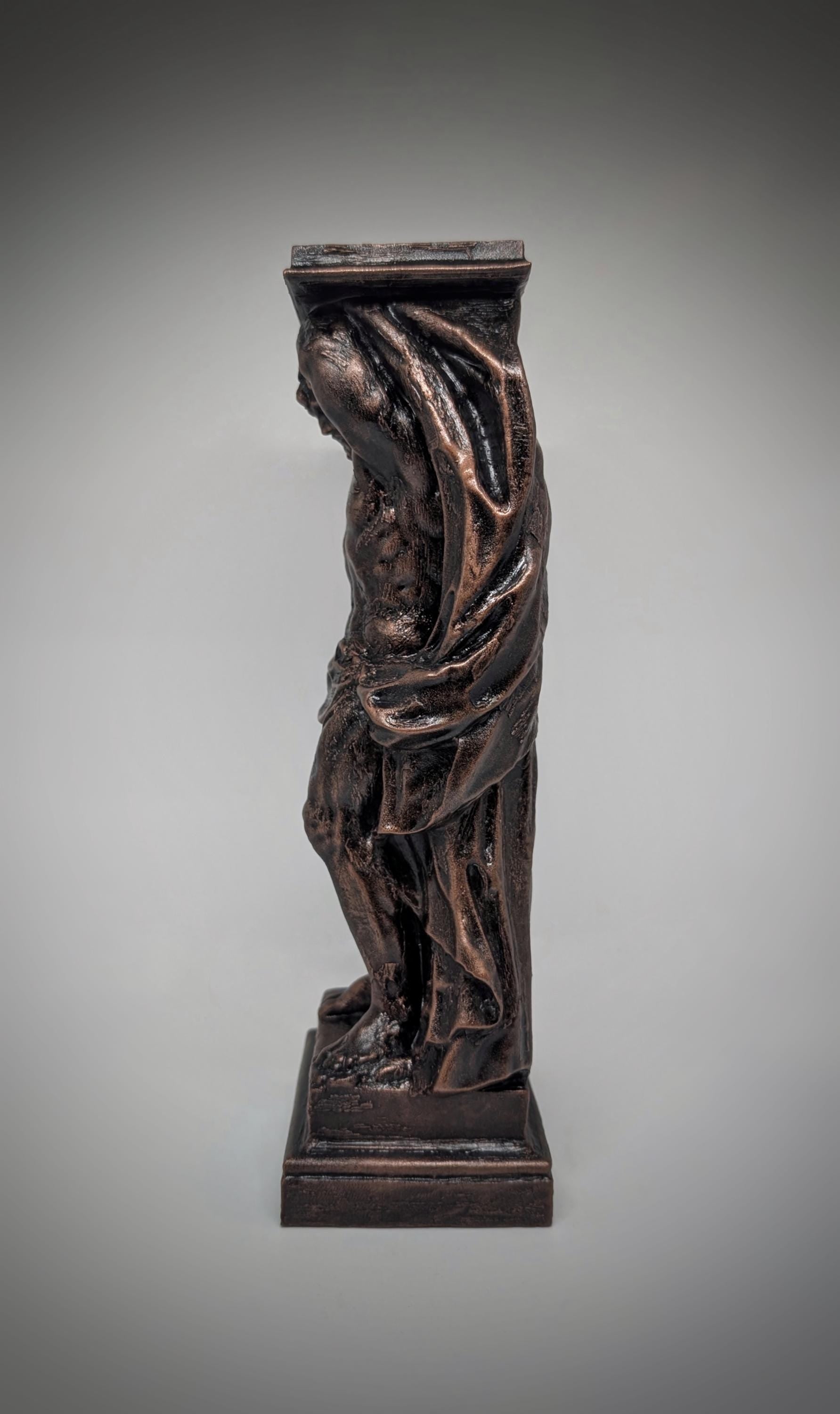 Atlas Titan Statue 11.4" (29 cm/290mm) Hand-Painted 3D Resin Sculpture Figure