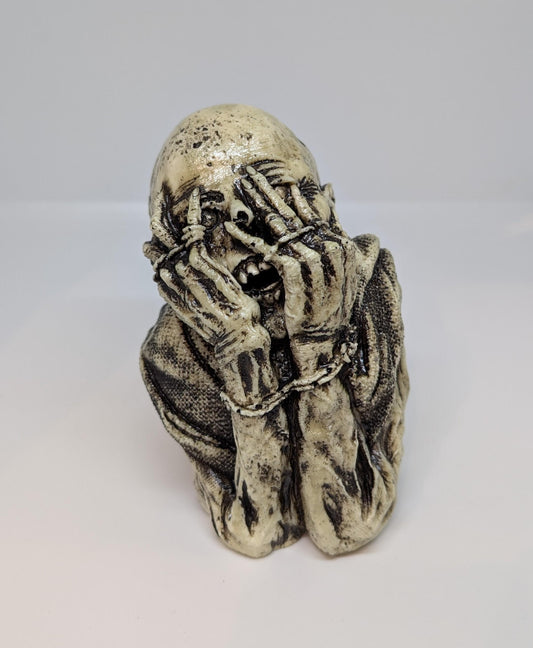 Mummy Resin Cast Sculpture – 5.9in (15cm/150mm) Gothic Horror Decor