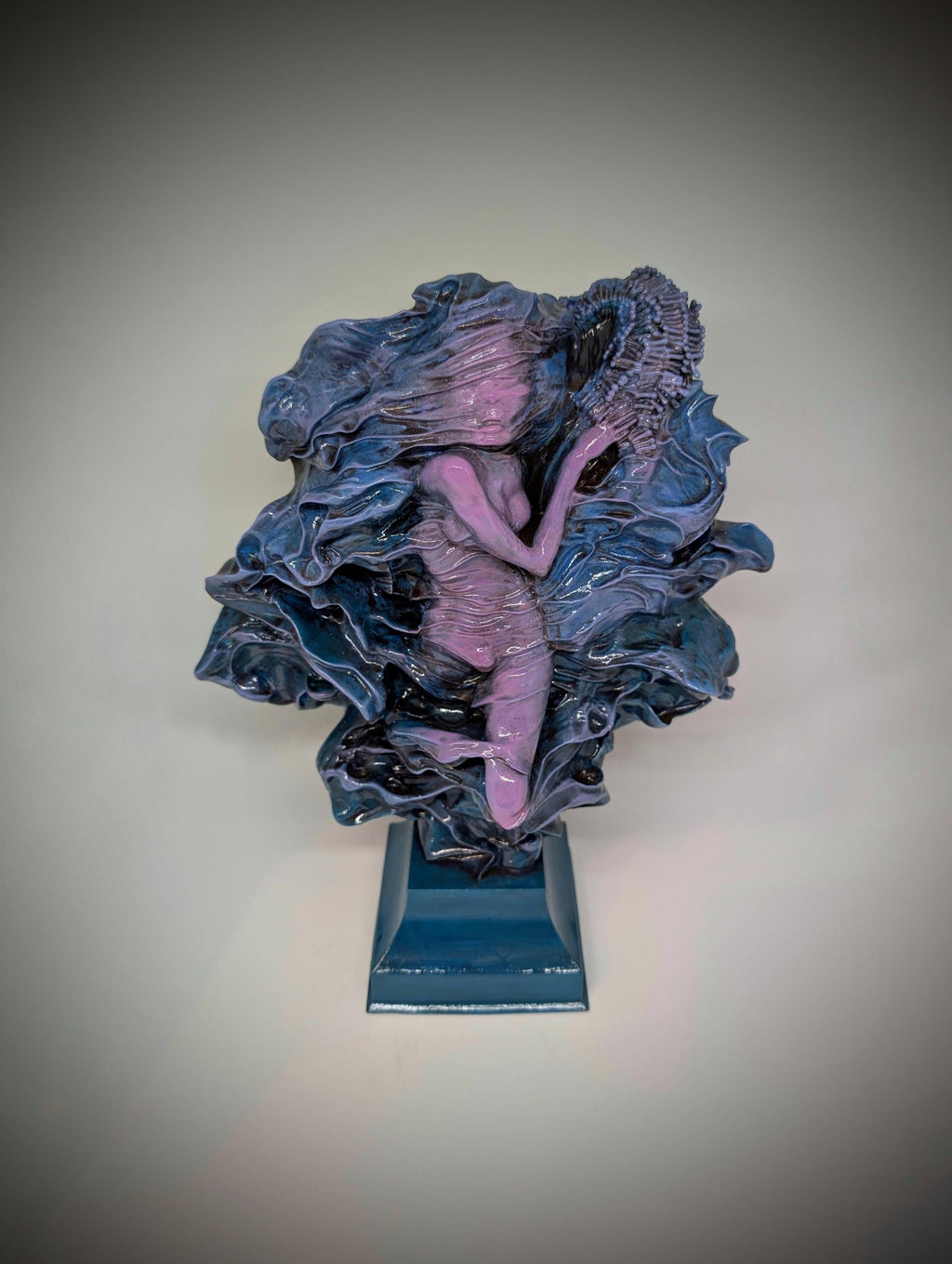 Inspired by Zdzislaw Beksinski Untitled (Through Cloth) 3D Sculpture 11.6in (29.5cm/295mm)