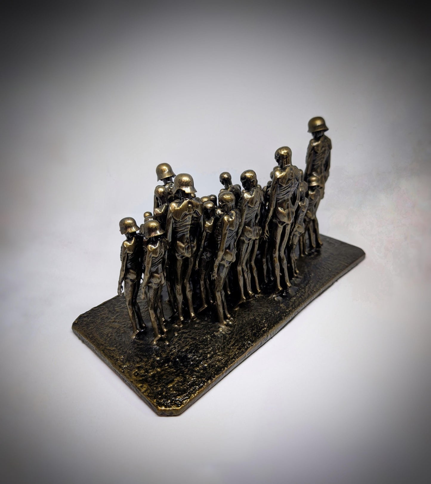 Inspired by Z. Beksiński Silent Wall / Sculpture 3D Resin 7.1" (18cm) x 13.8" (35cm)