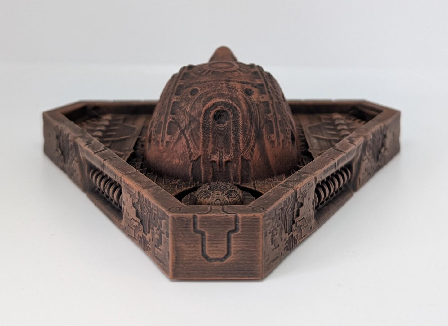Inspired by H.R. Giger Biomechanical Triangle 5.9" 3D Resin Print Model