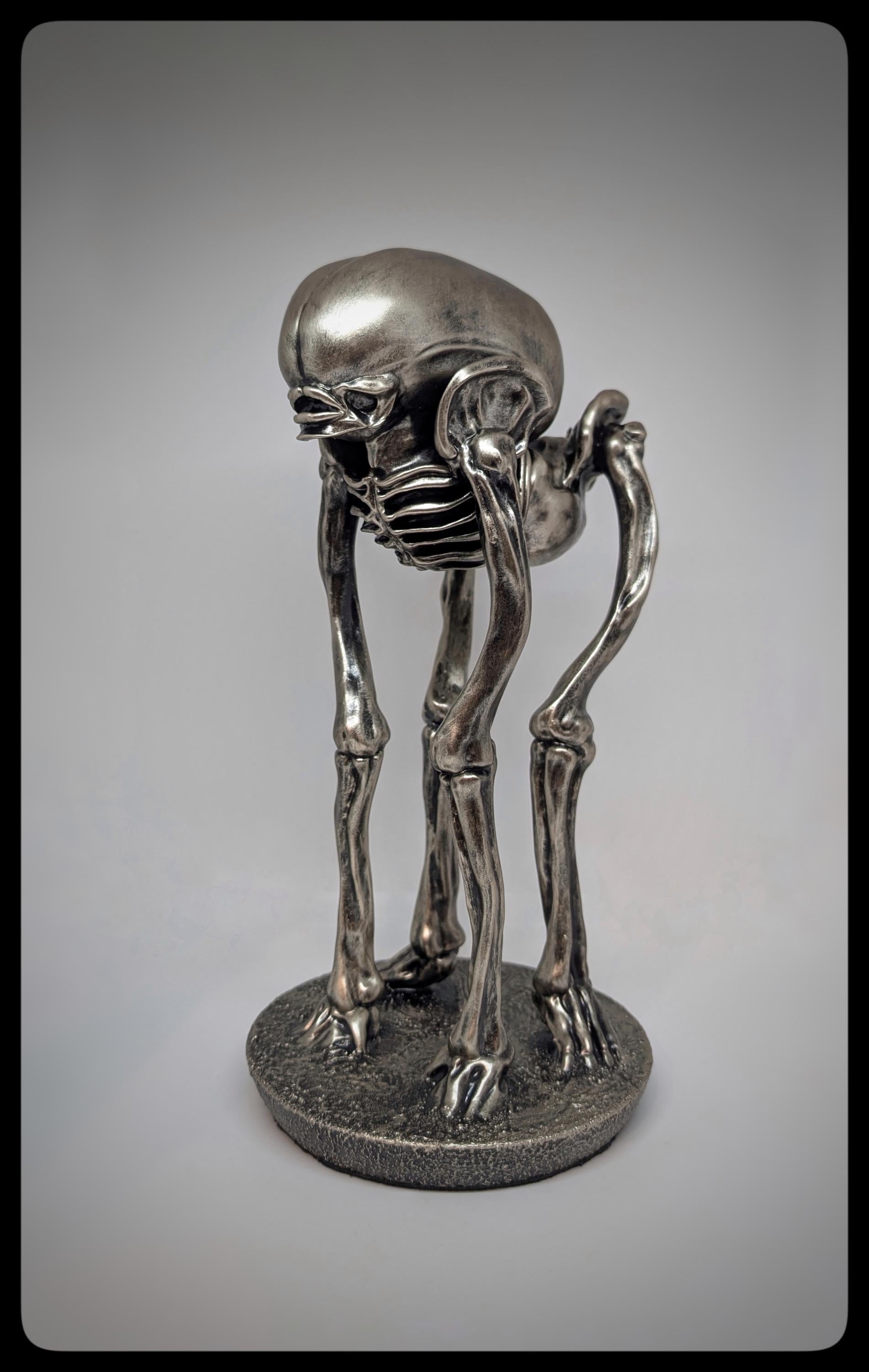 Inspired by H.R. Giger - Bambi Alien / 3D Resin/ Height 11.8" (30 cm/300mm)