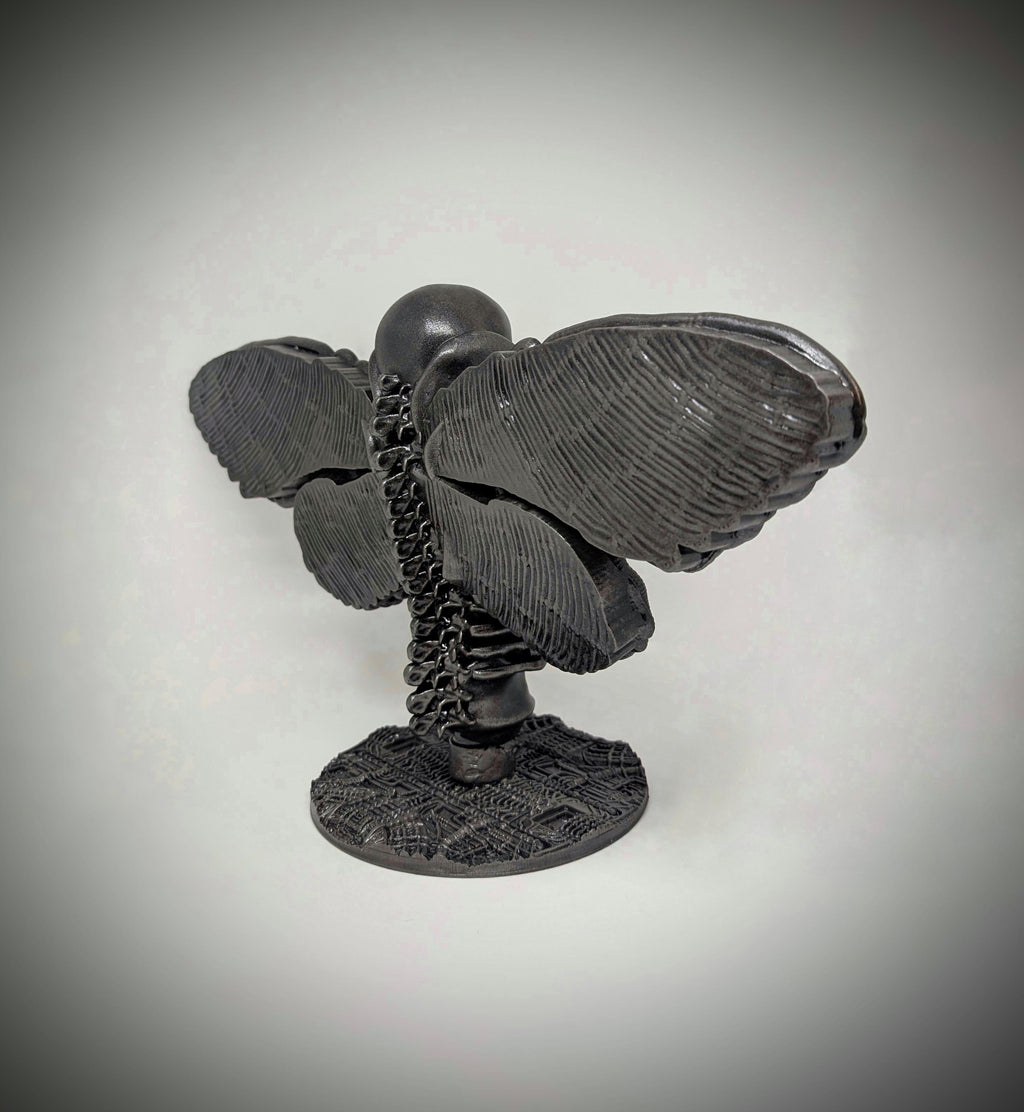 Inspired H.R. Giger - Death Moth / Width 15.3 in (39 cm / 390 mm) / Design Carlito Brigante