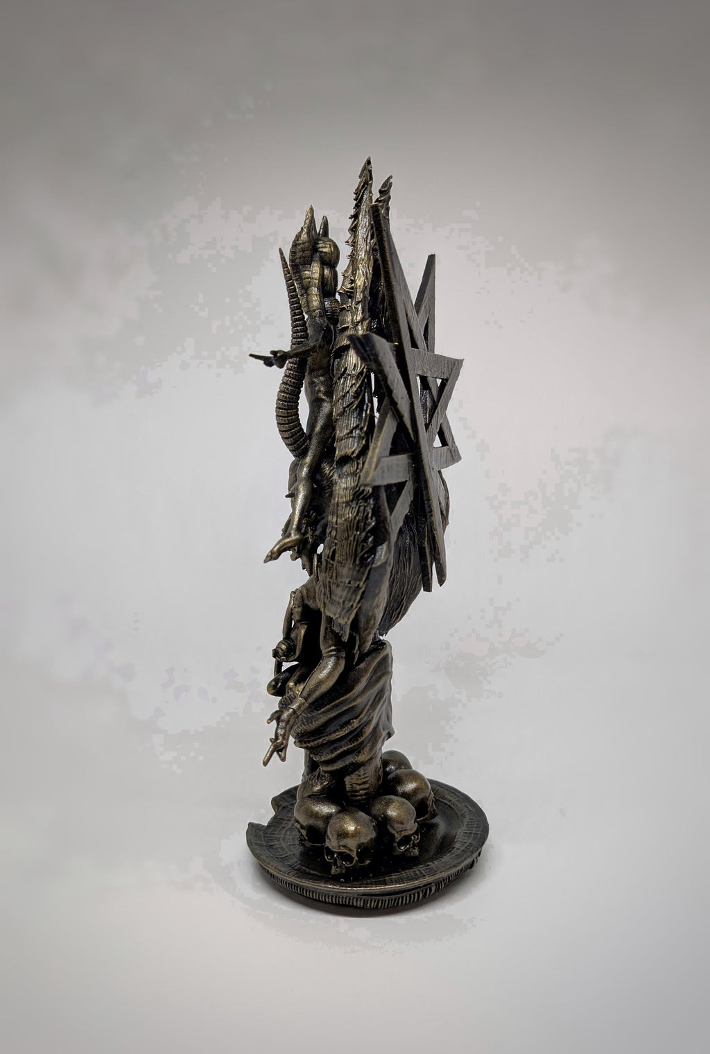 Inspired H.R. Giger Baphomet 3D Resin Sculpture 11.8" (30 cm/300 mm)