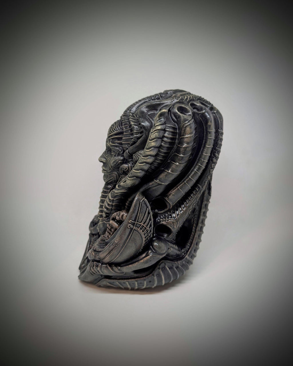 Inspired by H.R.Giger, Bio Craft -Mother Urn Statue 8.7"(22cm/220mm)