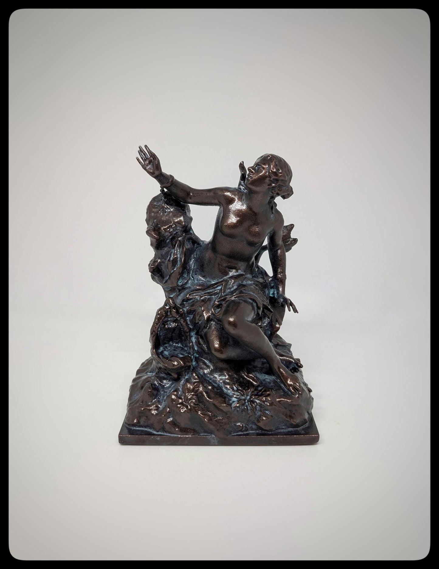 Andromeda and the Sea Monster 3D Resin Sculpture Height 6.1" (15.5 cm/155 mm)