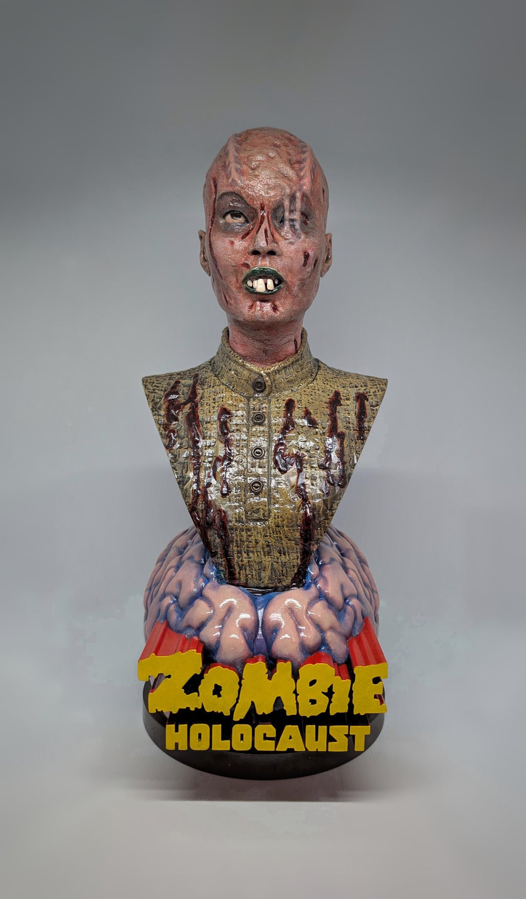 Zombie Holocaust Bust 14.8" (37.5 cm) Hand Painted Resin Horror Collectible