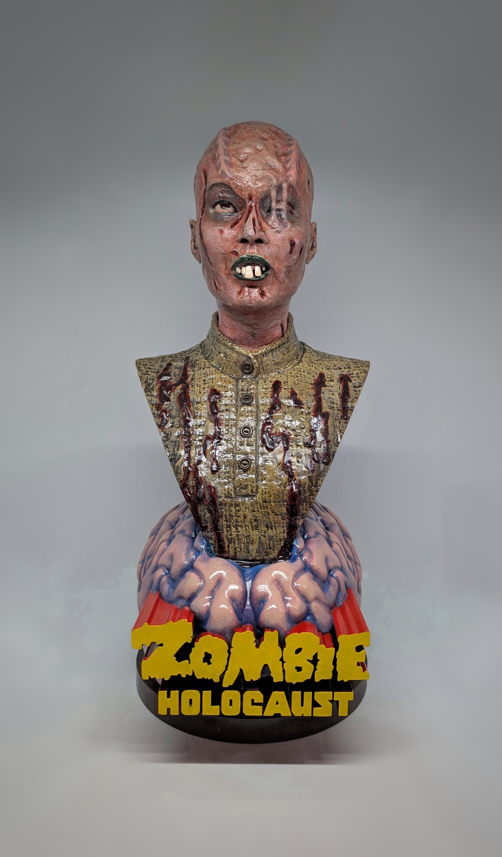 Zombie Holocaust Bust 14.8" (37.5 cm) Hand Painted Resin Horror Collectible
