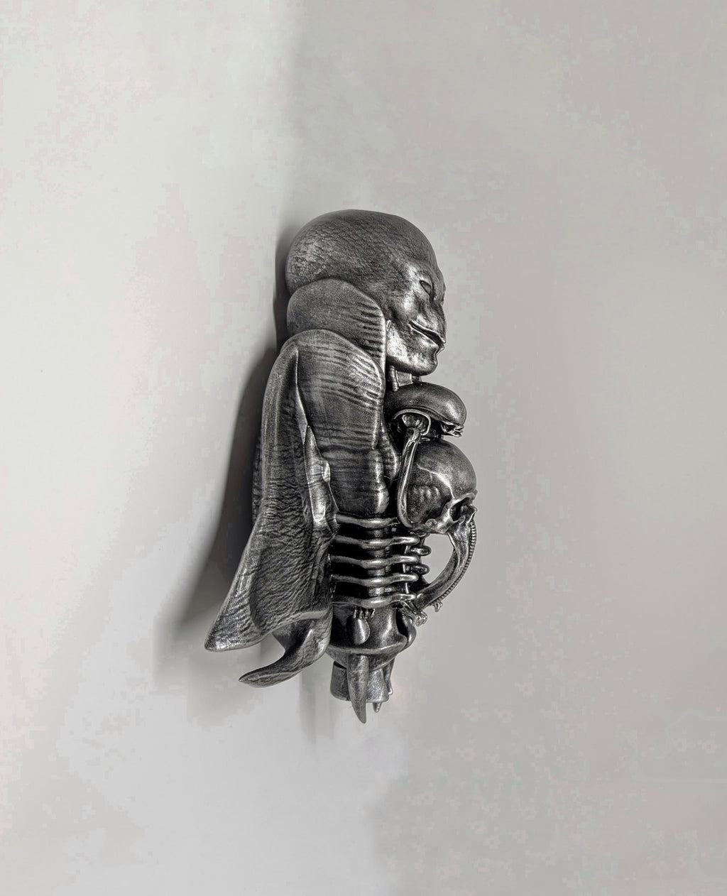 Inspired by H.R. Giger Mashup Wall Sculpture 3D Resin 11.8in (30 cm/300 mm)