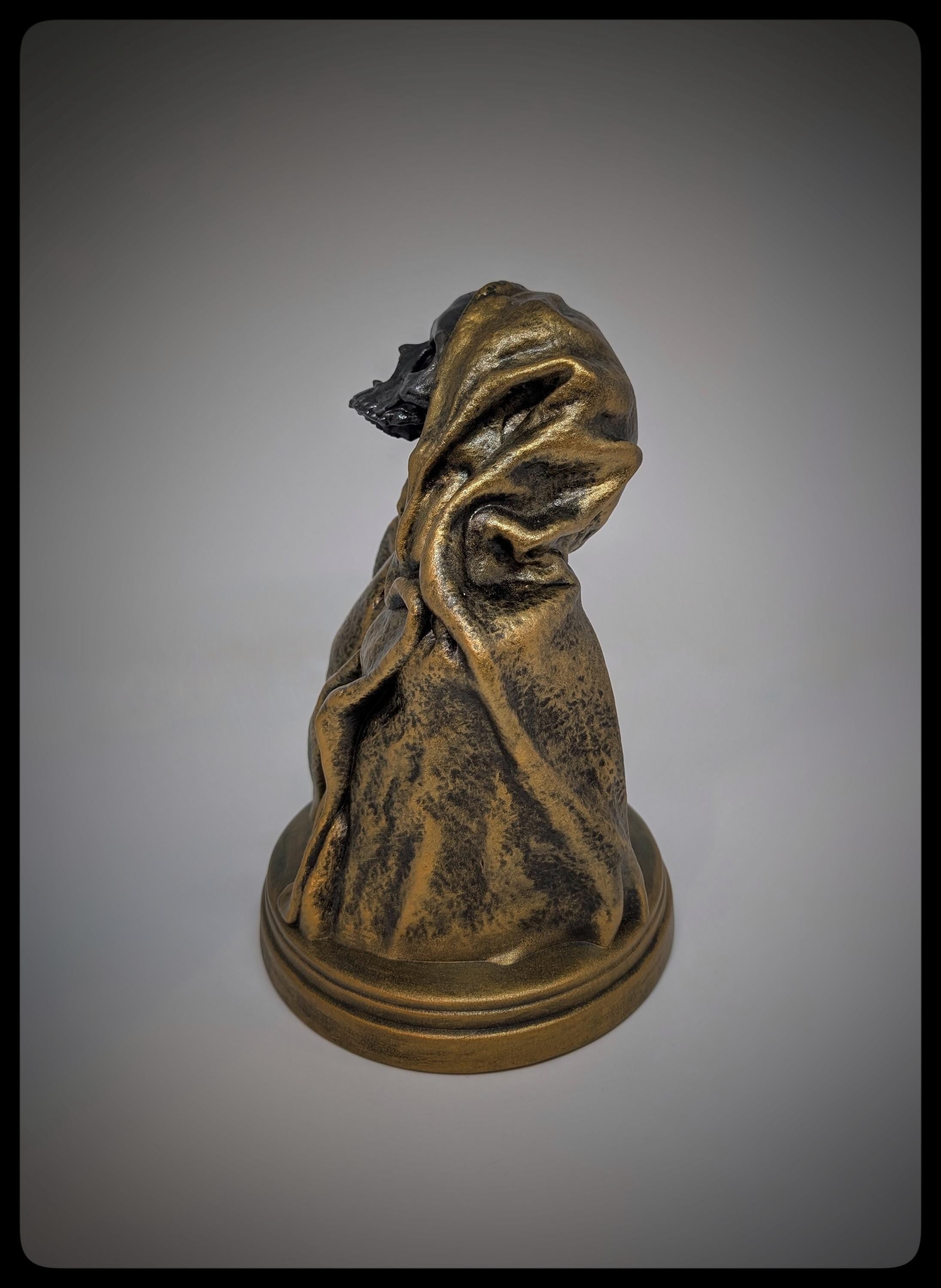 Mortal Shadow 3D Resin Sculpture Design by John Chen /Height 7.9in (20cm/200mm)