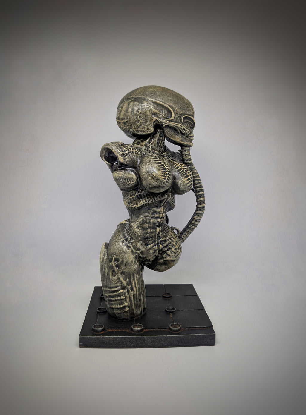 Inspired by H.R. Giger Atomic Children (1967) 3D Resin Sculpture 11in (28 cm)