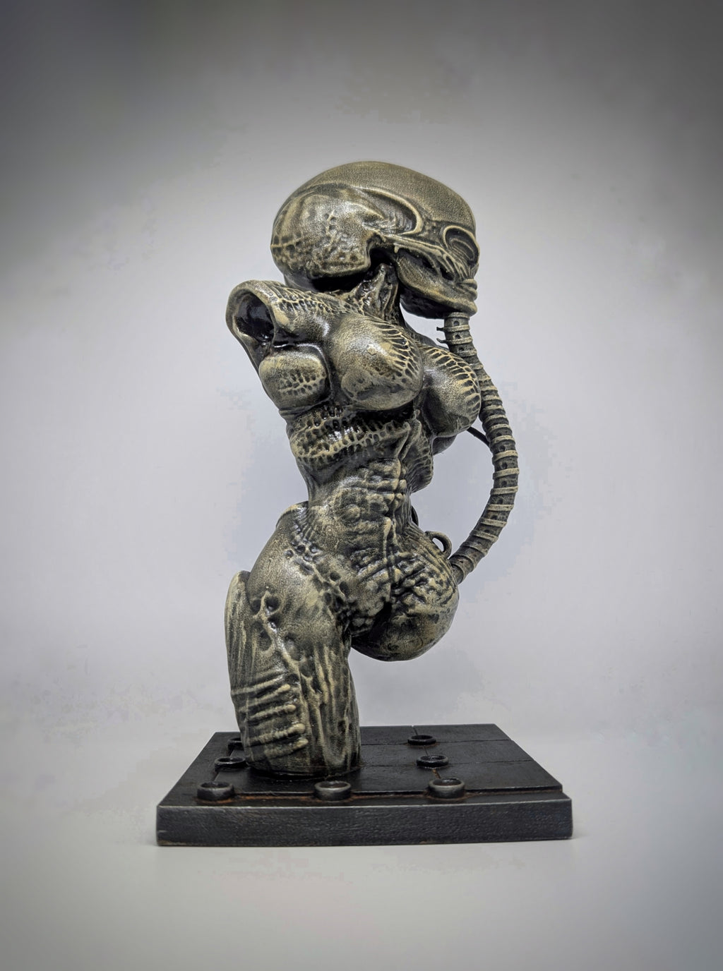 Inspired by H.R. Giger Atomic Children (1967) 3D Resin Sculpture 11in (28 cm)