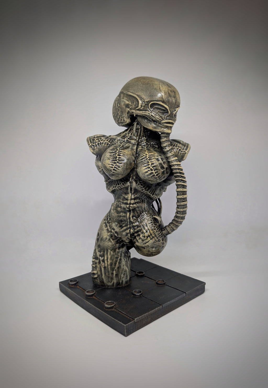 Inspired by H.R. Giger Atomic Children (1967) 3D Resin Sculpture 11in (28 cm)