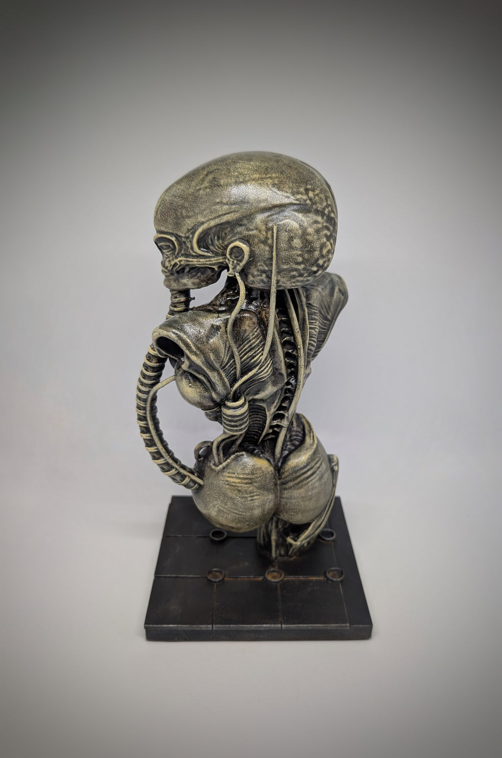 Inspired by H.R. Giger Atomic Children (1967) 3D Resin Sculpture 11in (28 cm)