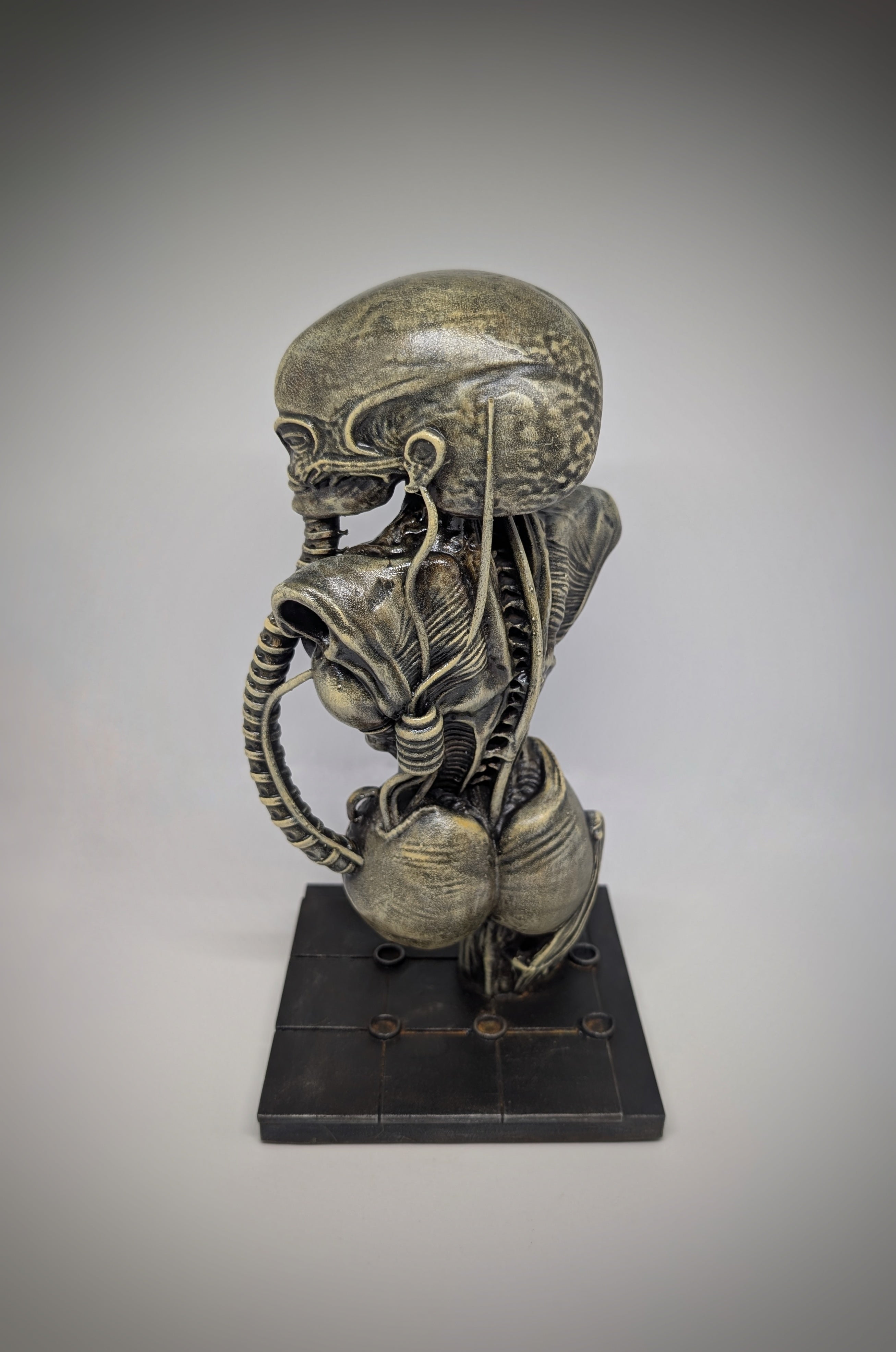 Inspired by H.R. Giger Atomic Children (1967) 3D Resin Sculpture 11in (28 cm)