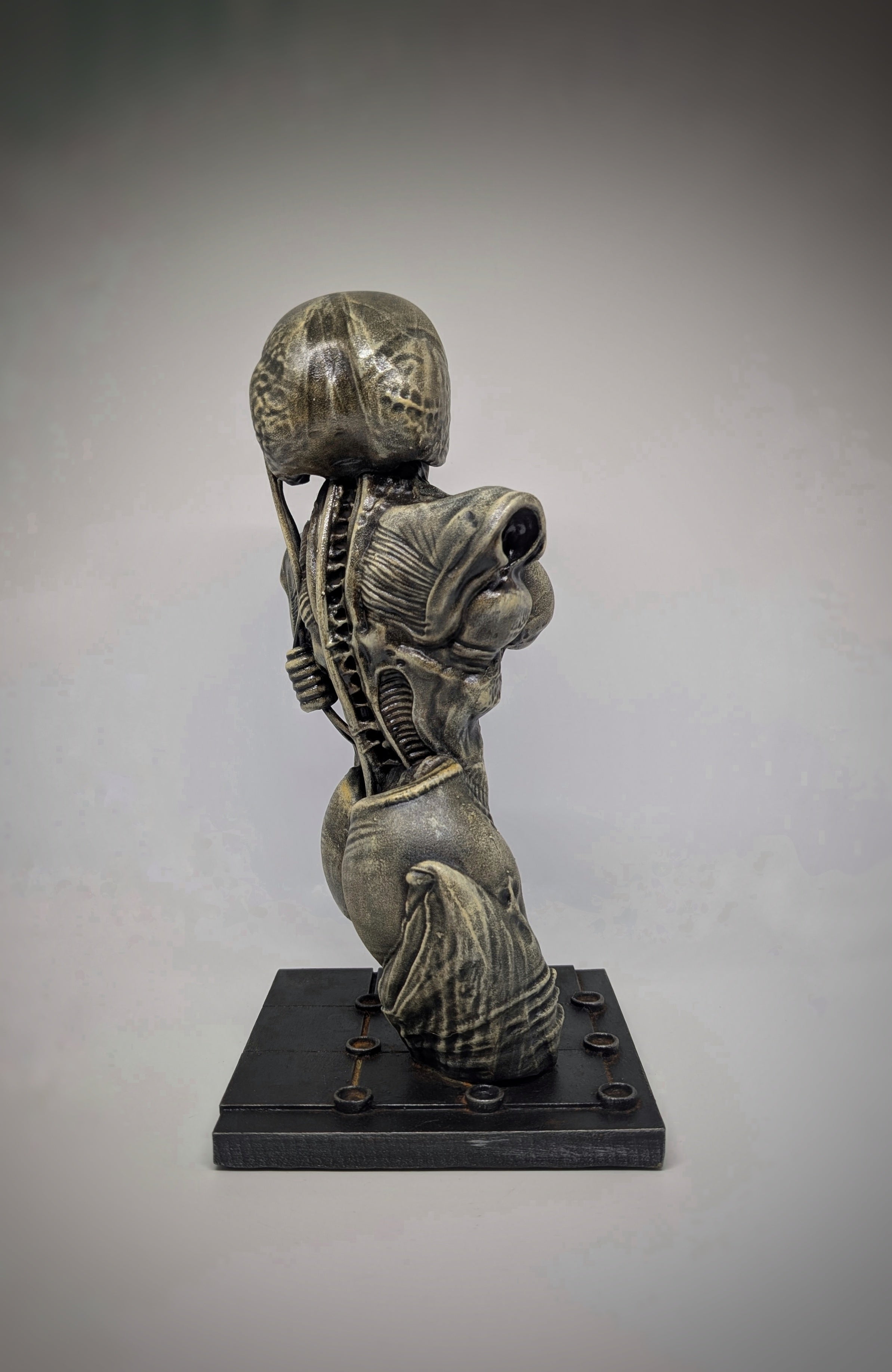 Inspired by H.R. Giger Atomic Children (1967) 3D Resin Sculpture 11in (28 cm)