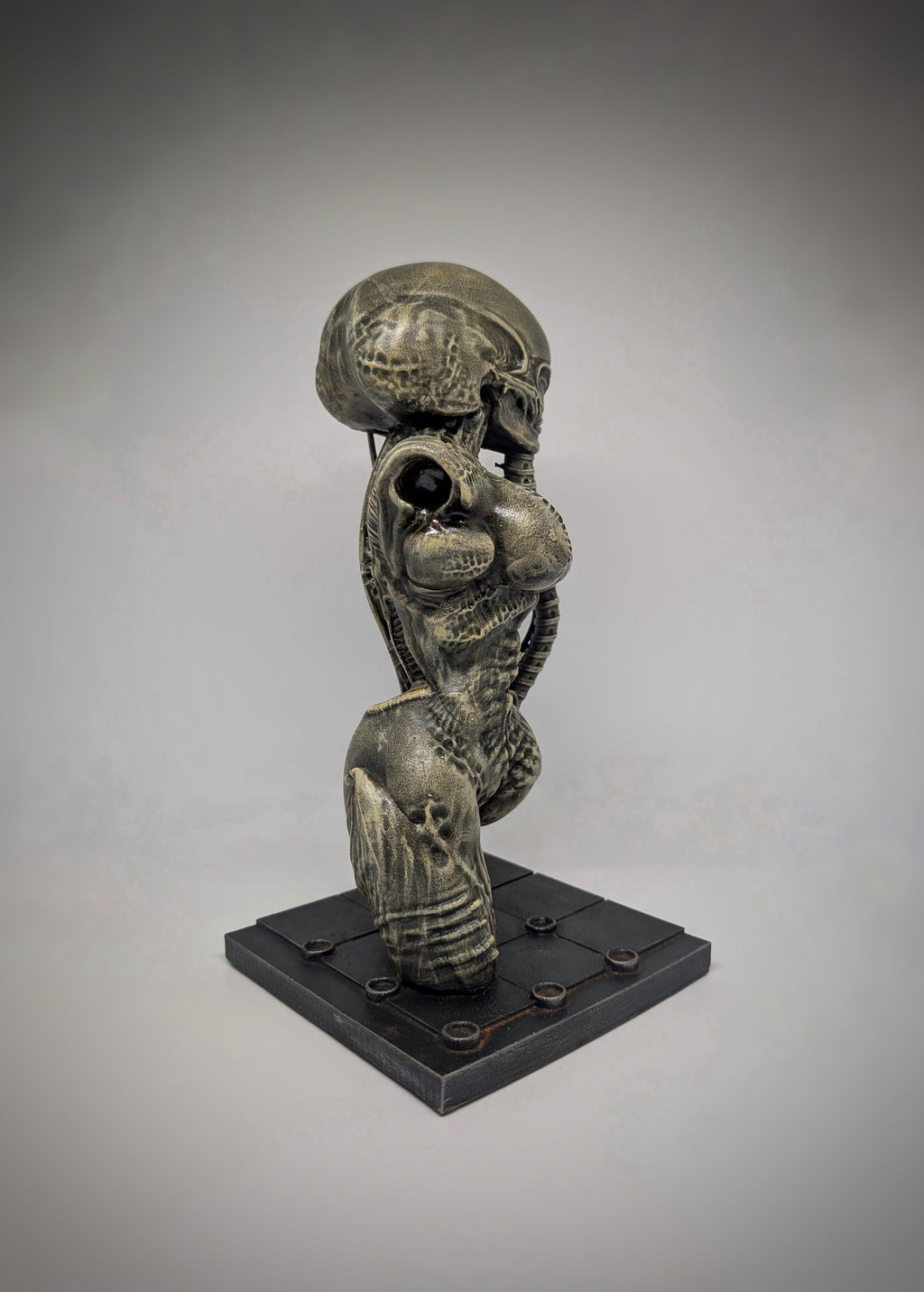 Inspired by H.R. Giger Atomic Children (1967) 3D Resin Sculpture 11in (28 cm)