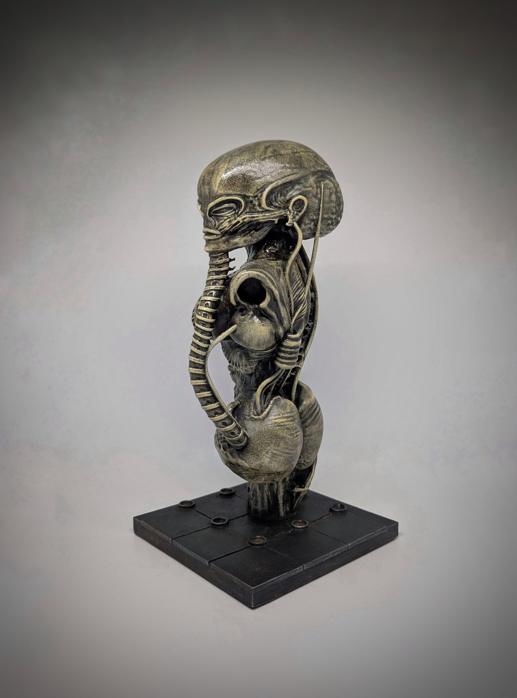 Inspired by H.R. Giger Atomic Children (1967) 3D Resin Sculpture 11in (28 cm)