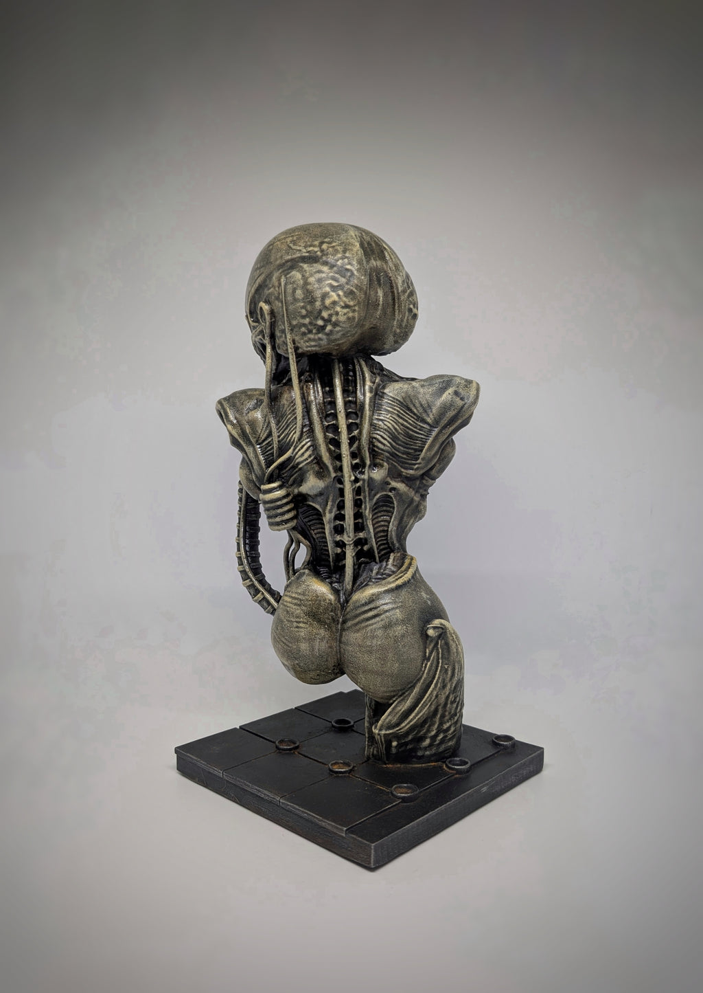 Inspired by H.R. Giger Atomic Children (1967) 3D Resin Sculpture 11in (28 cm)