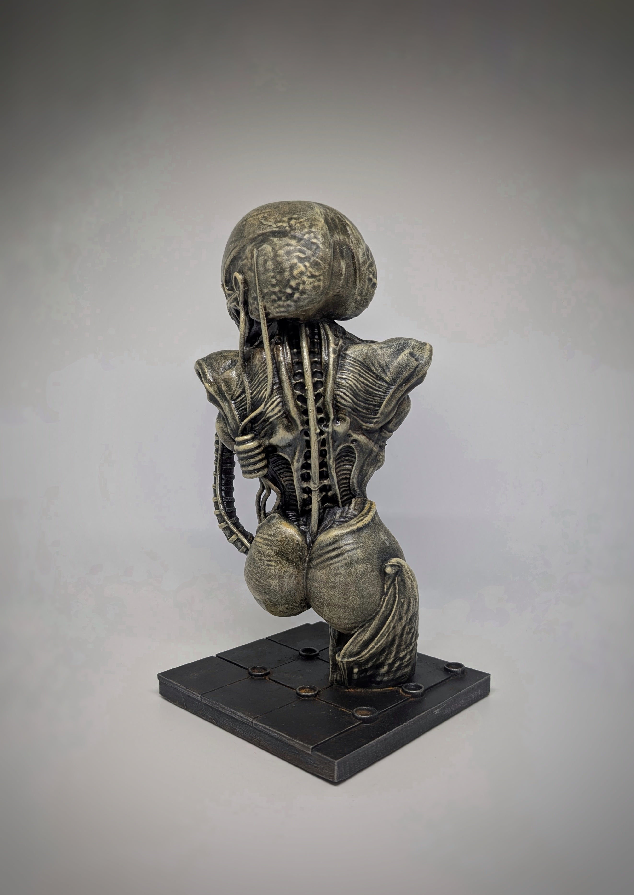 Inspired by H.R. Giger Atomic Children (1967) 3D Resin Sculpture 11in (28 cm)