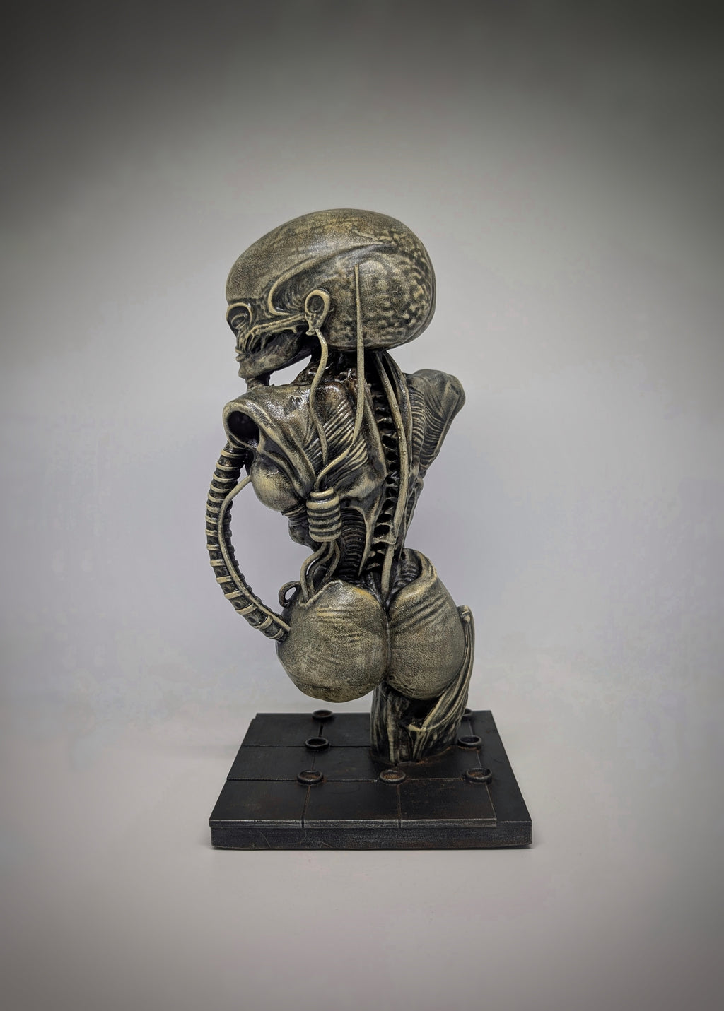 Inspired by H.R. Giger Atomic Children (1967) 3D Resin Sculpture 11in (28 cm)